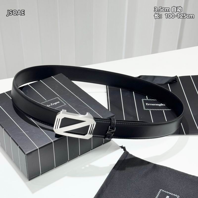 Zegna belt 35mmX100-125cm 8L01